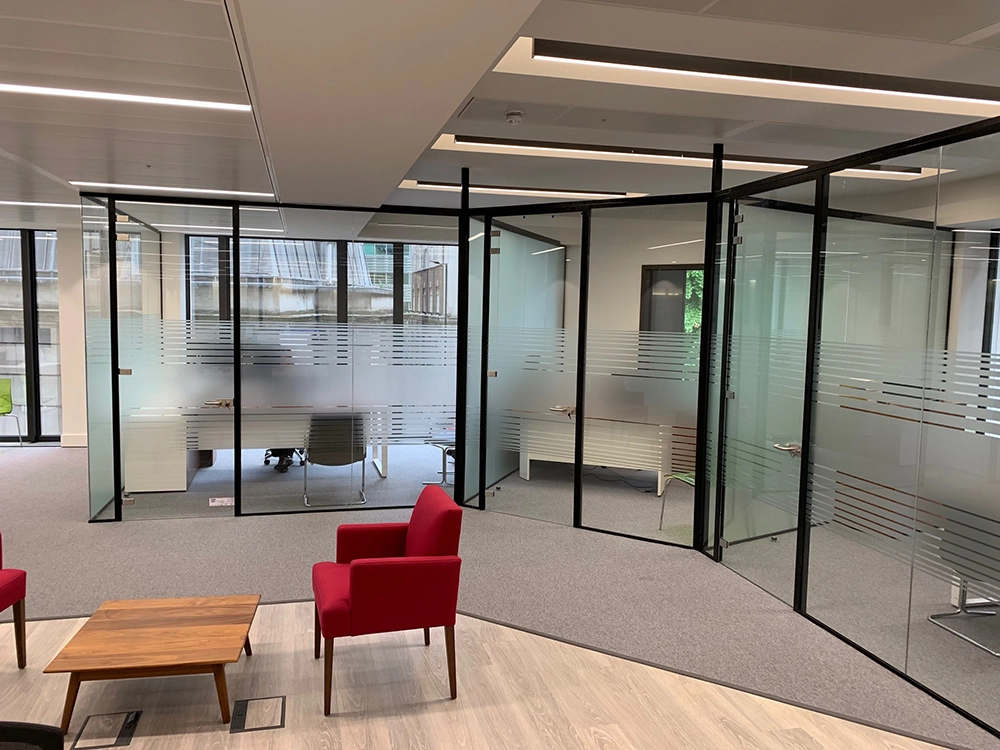 Glass wall partition | new glass partitions in office space