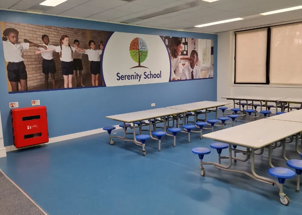 Serenity Schools | School lunch area.
